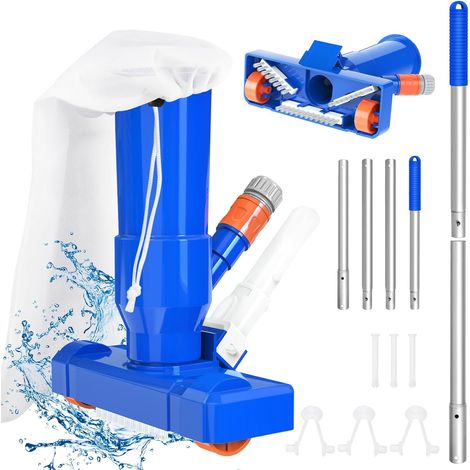 Poolroboter, Tragbarer Poolbodenroboter Mit 150 Cm Langem Stab, Kleiner Manueller Poolroboter