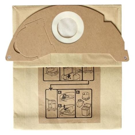 Packung Mit 10 Ersatzbeuteln Für Kärcher A2004/a2054/wd2250/mv2/wd2 Staubsauger