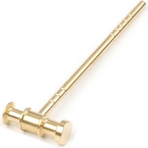 Hochwertiger Hammer Aus Massivem Messing, 150 Mm Lang, Für Heimwerkerprojekte, Uhrenreparaturen, Handhämmern Und Lederarbeiten.