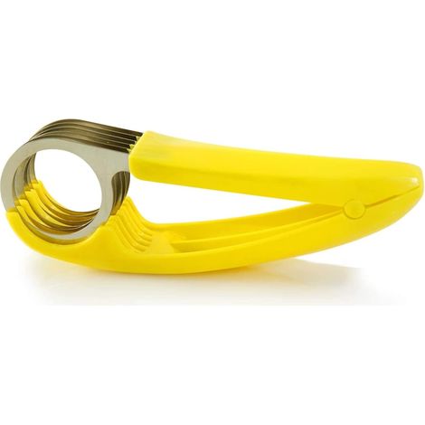 Bananenschneider, Schäler Und Gemüseschneider Aus Abs Und Edelstahl Für Salate, Bananen, Würstchen, Erdbeeren, Weintrauben