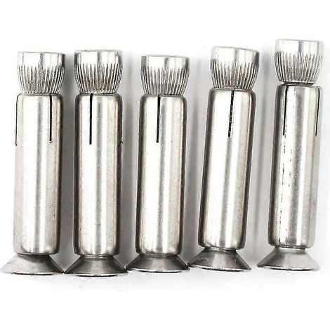 Satz Mit 5 M8 X 70 Mm Sechskant-spreizdübeln Aus Edelstahl 304