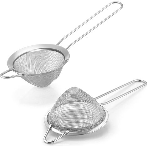 Herogo Cocktailsieb, Set Mit 2 Konischen Edelstahlsieben Mit Griff