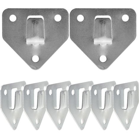 Set Mit 8 Robusten Wandhalterungen Für Feuerlöscher (6,2 X 6,2 Cm).