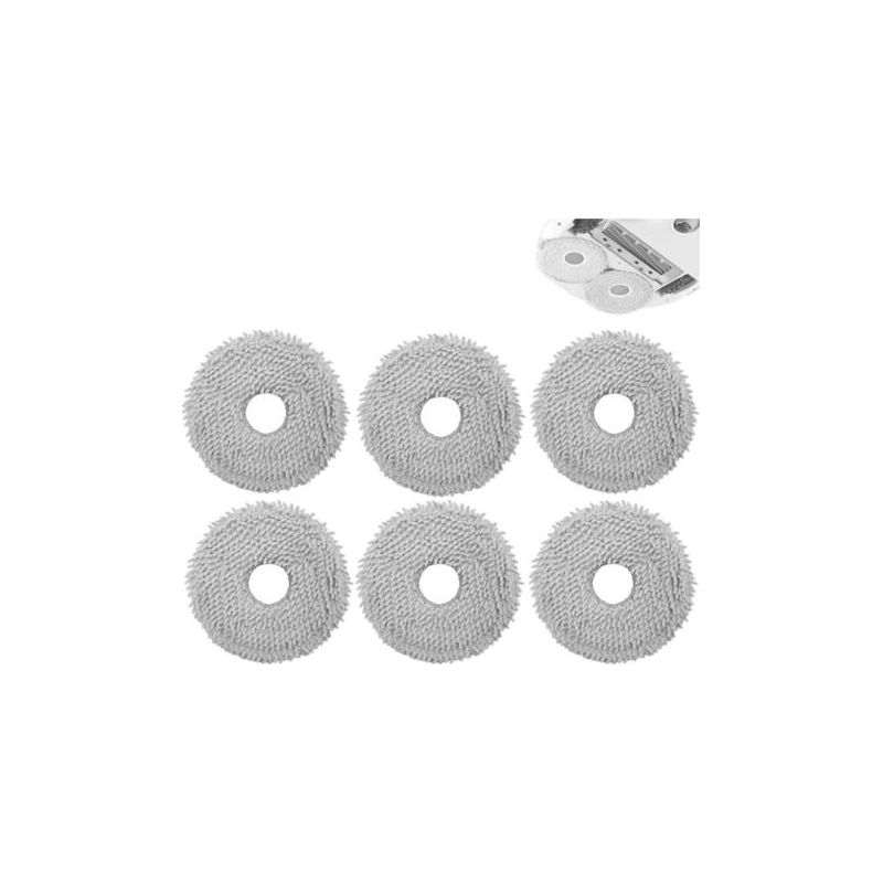 6 Reinigungstücher Für Roborock Qv 35a/35s, Qrevo Curv S5x, Qrevo Edge S5a, Saros 10r, Qrevo Curv, Qrevo Master, Qrevo Slim, Qrevo Plus, Qrevo, Qrevo Maxv, Qrevo S Und Qrevo Pro Staubsauger