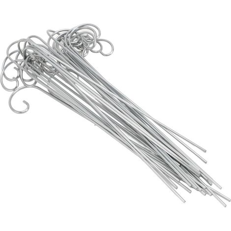 30 Stück Pflanzenetikettenhaken, Pferde-gartenstecker, Edelstahl, Pflanzenschilder Für Blumentöpfe, 200 Mm