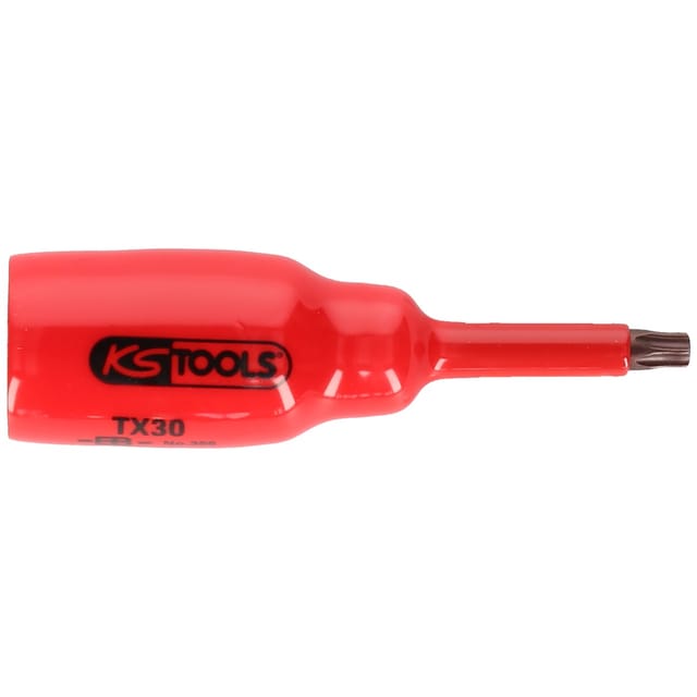 Ks Tools 1/2 Bit-Stecknuss mit Schutzisolierung für Torx-Schrauben, T45, kurz