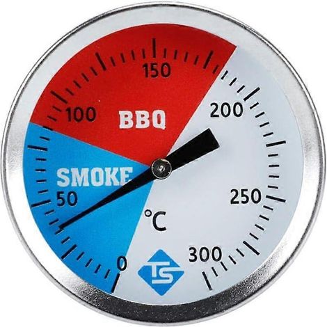 Edelstahl-räucherthermometer – Bis 300 °c – Kompatibel Mit Allen Grills, Smokern Und Grillwagen – Analog – Grillzubehör