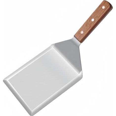 Herdplattenspatel, Edelstahlspatel, 12,7 Cm Breiter Hamburgerspatel – Robuster Hamburgerspatel
