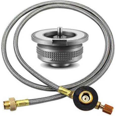 Gasadapter Für Außenkocher, Gaskonverter Für Split-kocher, Adapter Für Gasflaschen Zum Campen, Kochen Und Picknicken.
