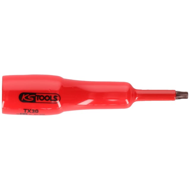 Ks Tools 1/2 Bit-Stecknuss mit Schutzisolierung für Torx-Schrauben, T45, lang
