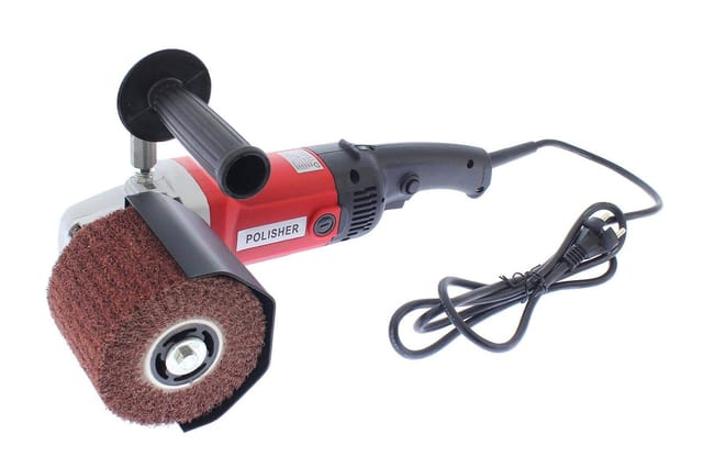NEDMP-01 1400w Satiniermaschine, 500-3000 U/min Poliermaschine, 100x120mm Rollen, Schleifpoliermaschine - Varan Motors