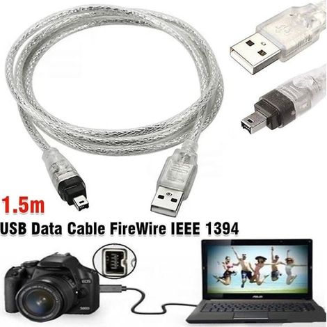 Mini Dv Minidv Usb Firewire Ieee 1394 Datenkabel Hdv Camcorder Für Pc-bearbeitung