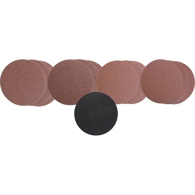 Güde - Klett-Schleifscheiben-Set 13-tlg. K60 K80 K120 K240 Schleifpapier