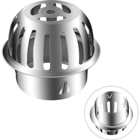 Edelstahl-dachrinnenfilter Halten Ihre Abflüsse Sauber. Verhindern Die Ansammlung Von Laub Und Schmutz. Passend Für Rohre Mit Einem Innendurchmesser Von 76 Mm.