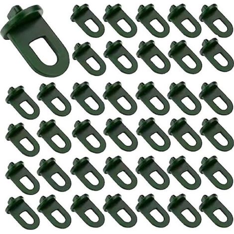 50er-pack Gewächshausclips Mit Extra Starkem Verschluss Und Ösen – Die Beste Unterstützung Für Rankgitter Und Pflanzen In Ihrem Gewächshaus – Gewächshauszubehör