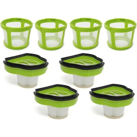 Set Mit 4 Filtern + 4 Siebfilterrahmen Für Den Bissell Pet Hair Eraser Staubsauger