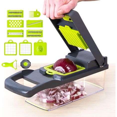 Gemüseschneider, Multifunktionale Mandoline Mit Verstellbarem Julienne-aufsatz, Küchenutensil Für Obst
