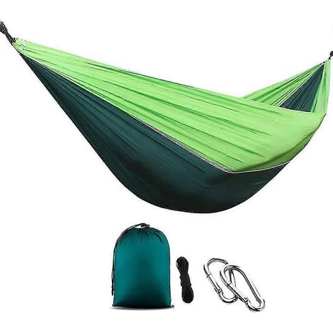 Hängematte 270 X 140 Cm, Camping-hängematten-set, Tragbare Doppel- Und Einzel-camping-hängematte, Ultraleichte Tragbare Nylon-camping-hängematte