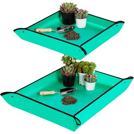 Pflanzmatte Für Den Innenbereich – Pflanzmatte, 2 Größen (50 Cm + 75 Cm X 100 Cm) – Extra Dick, Strapazierfähig, Wasserdicht – Pflanzmatte Für Sukkulenten