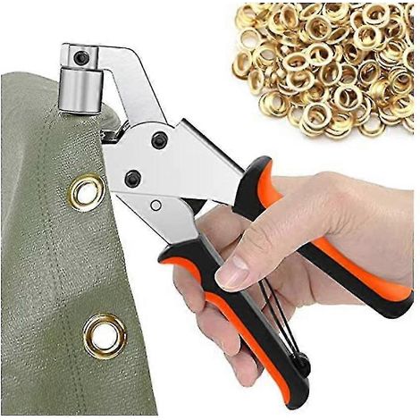 Ösenzange Für Planen, Set Mit 300 Ösen (10 Mm Durchmesser), 10 Mm Ösenzange