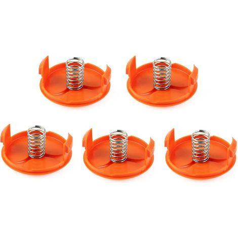 5er-pack Spulenkappen Für Black & Decker St1823, Besta525, Besta528, Besta530 Rasentrimmer – Abs