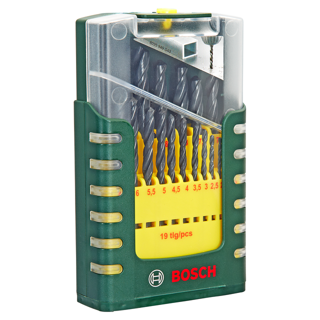 19-teiliges HSS-R-Metallbohrer-Set - Bosch
