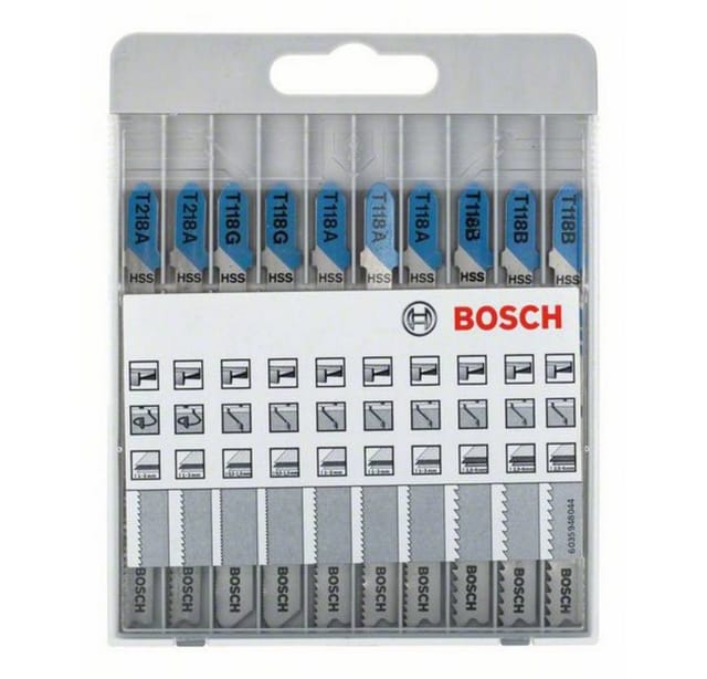 Bosch - Accessories 2607010631 Stichsägeblatt-Set Basic for Metal, 10-teilig 1 Set