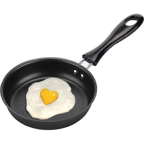 Mini-eierpfanne Für Ein Ei, 12 Cm (4,7 Zoll), Mit Griff, Hitzebeständig Und Antihaftbeschichtet, Ideal Für Camping Und Kompatibel Mit Induktionskochfeldern.