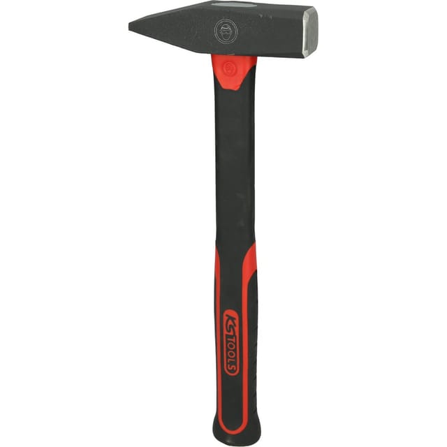 KS-Tools 142.1403 Schlosserhammer mit Fiberglassti el, 600g