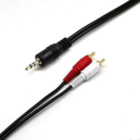M Audiokabel, 3,5-mm-klinkenstecker Auf Cinch-anschluss, Cinch-anschluss Auf Aux-eingang
