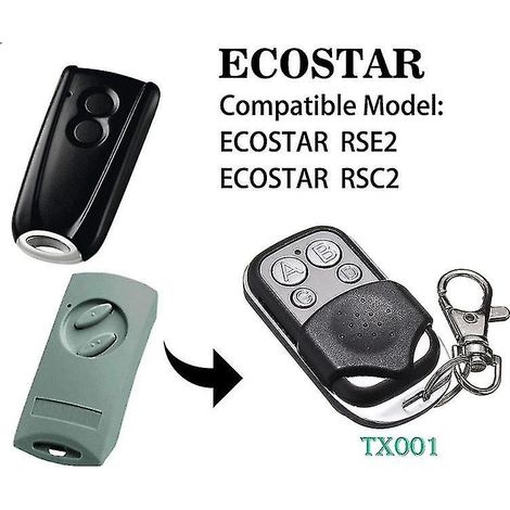 Neue Kleine Abcd-fernbedienung Als Ersatz Für Ecostar Rsc2 433 Mhz Und Hormann Rse2 433 Mhz. Liftronic 500, 700 Und 800 Motoren.