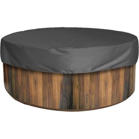 Wasserdichte Und Uv-beständige Badewannenabdeckung Für Whirlpools Und Spas, Gartenmöbel, Neu, Schwarz