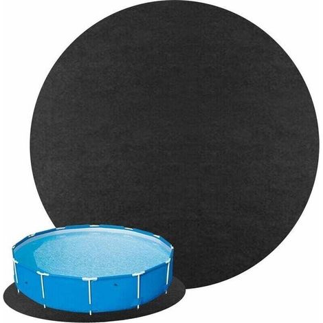 Snq – 4x4m Poolbodenmatte – Rutschfester, Saugfähiger Filz – Verschleißfest – Whirlpoolschutz