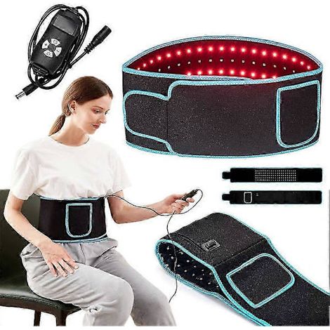 Rotlicht-therapiegürtel, Infrarotlichttherapiegerät (650-850 Nm) Zur Schmerzlinderung, Muskelregeneration Und Für Das Wohlbefinden (eu-stecker).