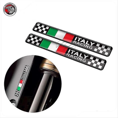 3d-motorradaufkleber Aus Kunstharz Im Italienischen Rennstil, Kompatibel Mit Ducati, Aprilia, Piaggio, Vespa Gts 250, 300, 300ie, Sprint, Primavera 50 Und 150