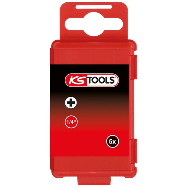 1/4' Bit ph, 75mm, PH000, 5er Pack