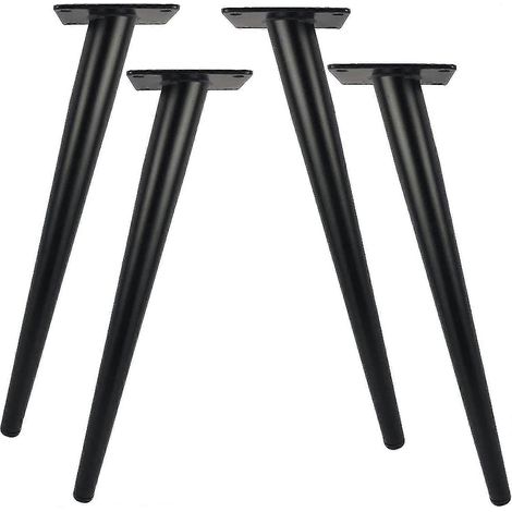 Set Mit 4 Tischbeinen Aus Metall, 30 Cm Lang, Für Moderne Möbel: Kommoden, Kleiderschränke, Schreibtische, Stühle, Hocker. Tragkraft Bis Zu 800 Kg.