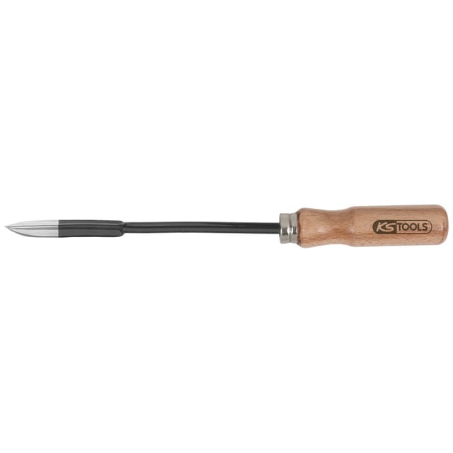 KS-Tools 150.3249 Dreikant-Löffelschaber, 265mm