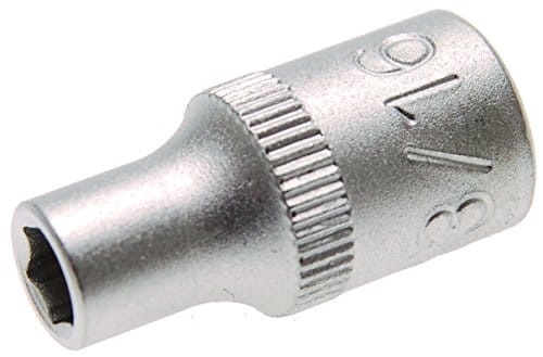 Bgs Technic - Steckschlüssel-Einsatz Sechskant Antrieb Innenvierkant 6,3 mm (1/4') sw 3/16'