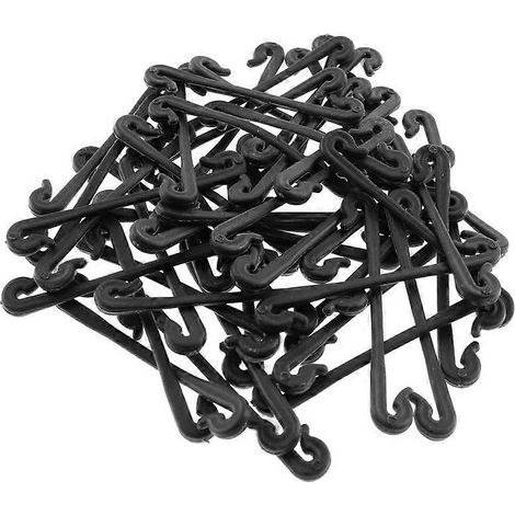 200 Rebbinder, Kunststoff-schlaufenhaken, Stützen Für Reben Und Gemüse, 6 Cm