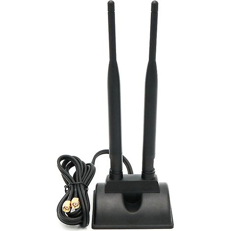 Dualband-wlan-antenne (2,4 Ghz Und 5 Ghz), Rp-sma-stecker, Magnetfuß Für Pc