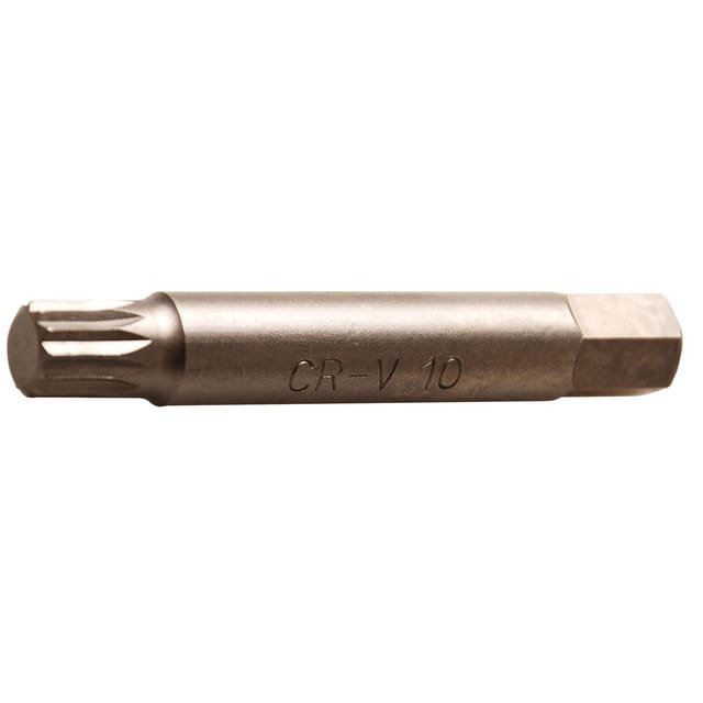 Bgs Technic - Bit Länge 75 mm Antrieb Außensechskant 10 mm (3/8') Innenvielzahn (für xzn) M10