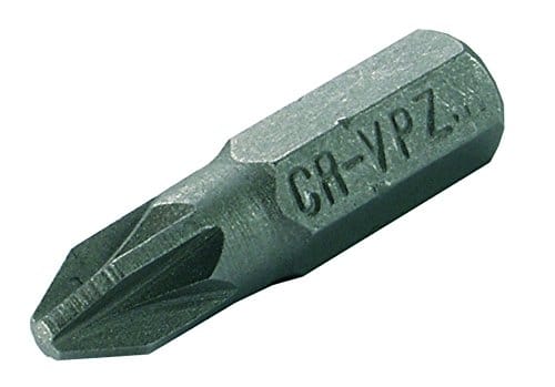 Bit Länge 30 mm Antrieb Außensechskant 8 mm (5/16') Kreuzschlitz PZ4