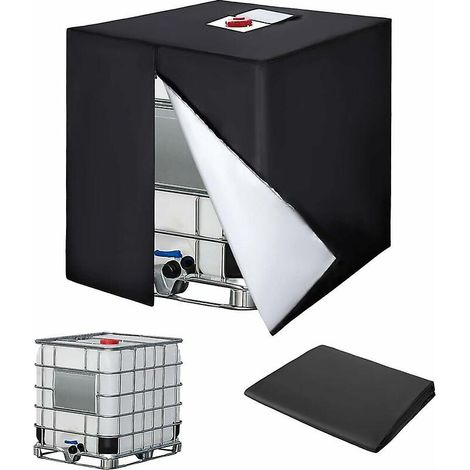Reißfeste Ibc 600l Wassertankabdeckung Mit Reißverschluss, Winddicht Und Uv-beständig, Aus 420d-gewebe.