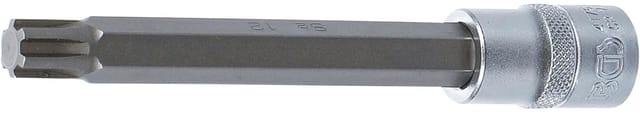 Bgs Technic - Bit-Einsatz Länge 140 mm Antrieb Innenvierkant 12,5 mm (1/2') Keil-Profil (für ribe) M12