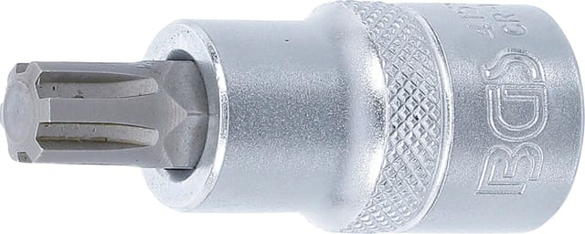 BGS Bit-Einsatz Antrieb Innenvierkant 12,5 mm (1/2") Keil-Profil (für RIBE) M10 - 4155