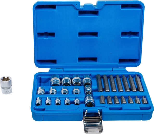 Bgs Technic - Bit- und Steckschlüssel-Satz E-Profil / T-Profil (für Torx) 30-tlg.