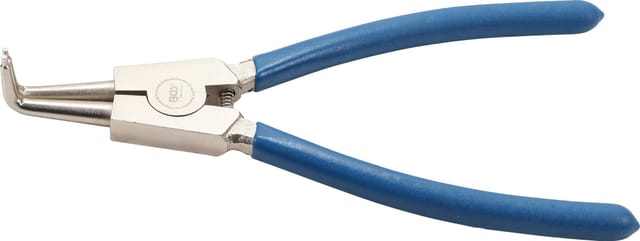 Sprengringzange abgewinkelt für Außensprengringe 225 mm