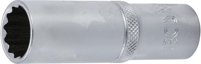 Bgs Technic - Steckschlüssel-Einsatz Zwölfkant, tief Antrieb Innenvierkant 12,5 mm (1/2') sw 17 mm