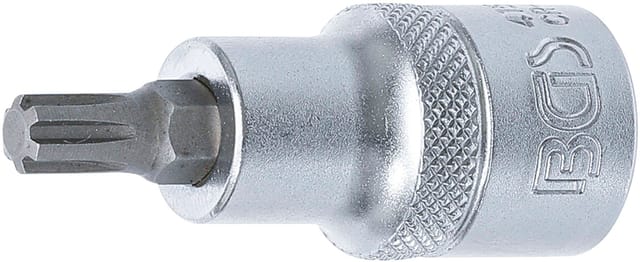 Bgs Technic - Bit-Einsatz Antrieb Innenvierkant 12,5 mm (1/2') Keil-Profil (für ribe) M7
